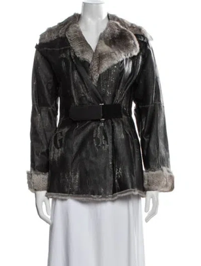 Pre-owned Dolce & Gabbana Vintage 2000's Jacket In Grey