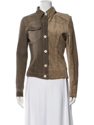 Pre-owned Dolce & Gabbana Vintage 2000's Jacket In Neutral