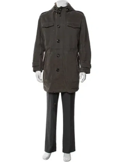 Pre-owned Dolce & Gabbana Vintage 2000's Parka In Green