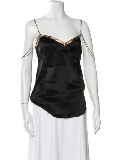 Pre-owned Dolce & Gabbana Vintage 2000's Top In Black