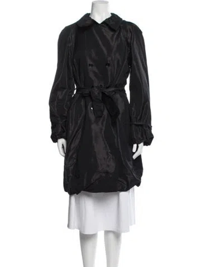 Pre-owned Dolce & Gabbana Vintage 2000's Trench Coat In Black