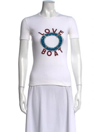 Pre-owned Dolce & Gabbana Vintage 2000's T-shirt In White