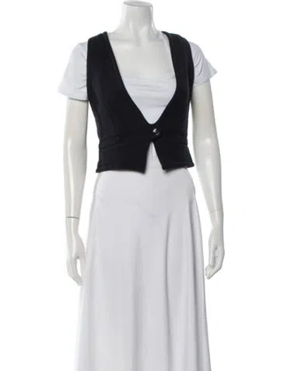 Pre-owned Dolce & Gabbana Vintage 2000's Vest In Black