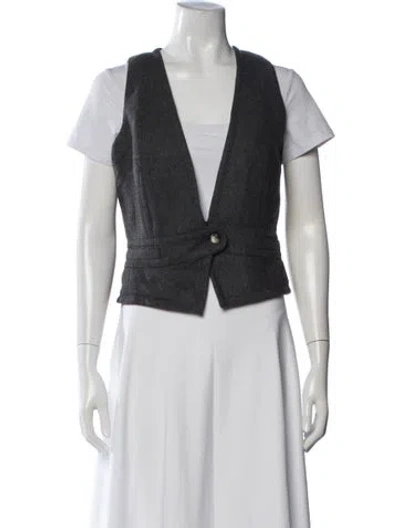 Pre-owned Dolce & Gabbana Vintage 2000's Vest In Grey