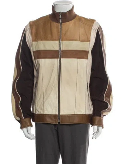 Pre-owned Dolce & Gabbana Vintage 2000's Windbreaker In Brown