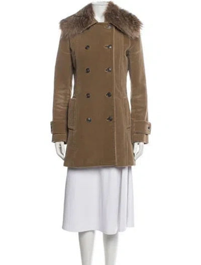 Pre-owned Dolce & Gabbana Vintage 2001 Coat In Neutrals