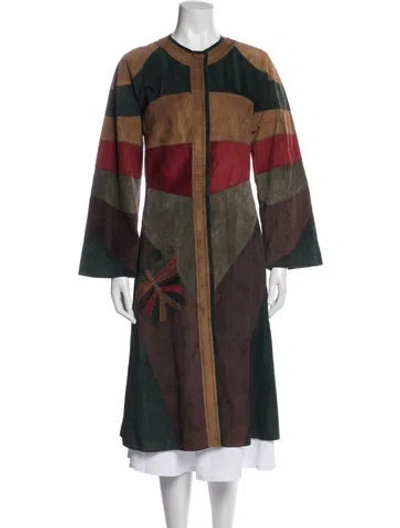 Pre-owned Dolce & Gabbana Vintage 2002 Coat In Green