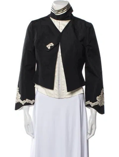 Pre-owned Dolce & Gabbana Vintage 2002 Evening Jacket In Black