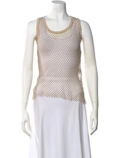 Pre-owned Dolce & Gabbana Vintage 2002 Top In Neutral