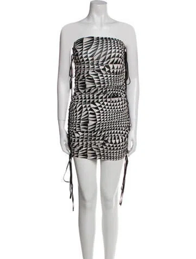 Pre-owned Dolce & Gabbana Vintage 2003 Mini Dress In Multi
