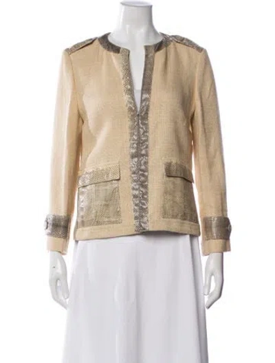 Pre-owned Dolce & Gabbana Vintage 2005 Blazer In Neutrals
