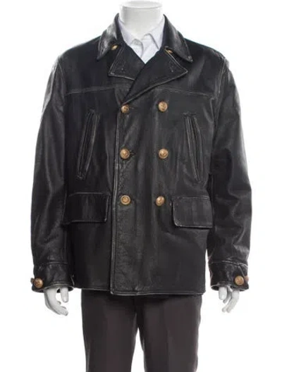 Pre-owned Dolce & Gabbana Vintage 2006 Peacoat In Black