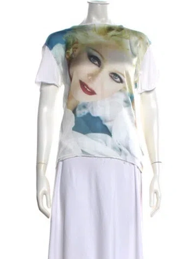 Pre-owned Dolce & Gabbana Vintage 2010's T-shirt In Blue