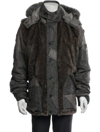 Pre-owned Dolce & Gabbana Vintage 2011 Parka In Gray
