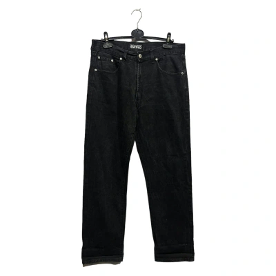 Pre-owned Dolce & Gabbana Vintage Black Denim Jeans Size 50 32