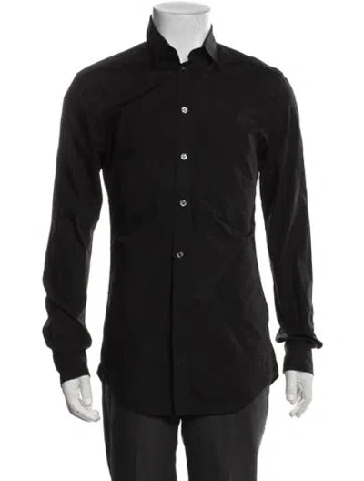 Pre-owned Dolce & Gabbana Vintage Brad Dress Shirt In Black