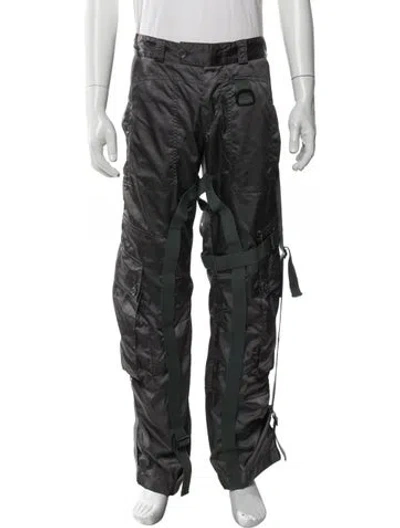 Pre-owned Dolce & Gabbana Vintage Cargo Pants In Gray