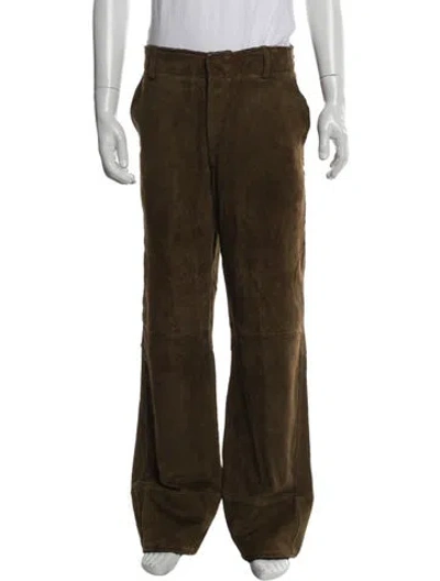 Pre-owned Dolce & Gabbana Vintage Corduroy Pants In Brown