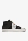 Dolce & Gabbana Re-edition Vintage Mid Top Sneakers In Black