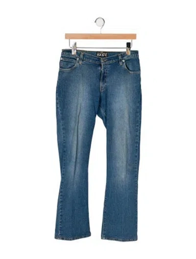 Pre-owned Dolce & Gabbana Vintage Flared Jeans In Blue