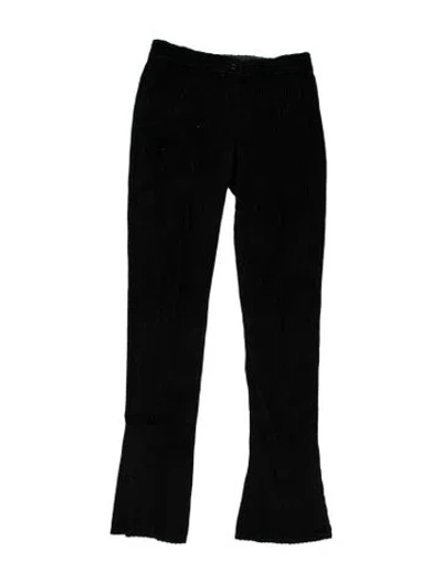 Pre-owned Dolce & Gabbana Vintage Flared Pants In Black