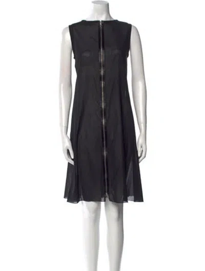 Pre-owned Dolce & Gabbana Vintage Knee-length Dress In Black