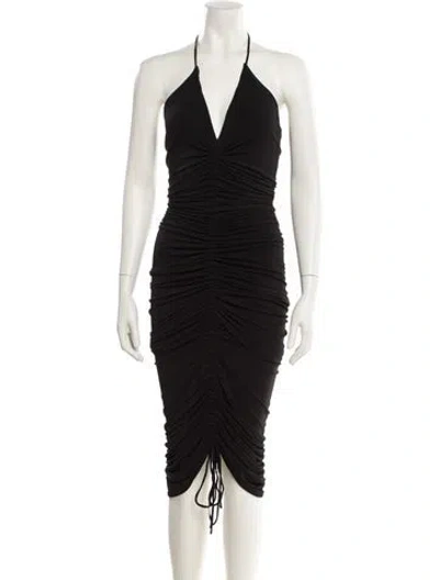 Pre-owned Dolce & Gabbana Vintage Knee-length Dress In Black