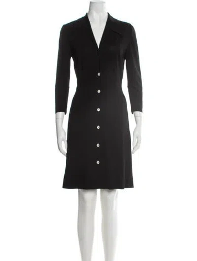 Pre-owned Dolce & Gabbana Vintage Knee-length Dress In Black
