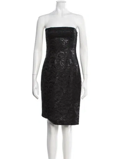 Pre-owned Dolce & Gabbana Vintage Knee-length Dress In Black