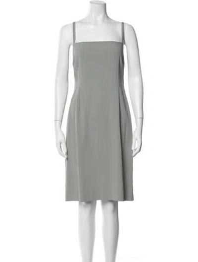 Pre-owned Dolce & Gabbana Vintage Knee-length Dress In Gray
