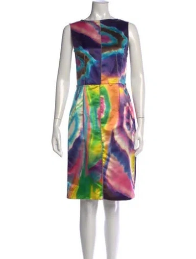 Pre-owned Dolce & Gabbana Vintage Knee-length Dress In Multi