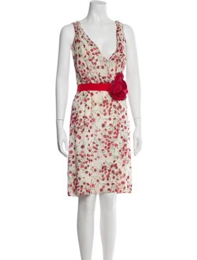 Pre-owned Dolce & Gabbana Vintage Knee-length Dress In Neutral