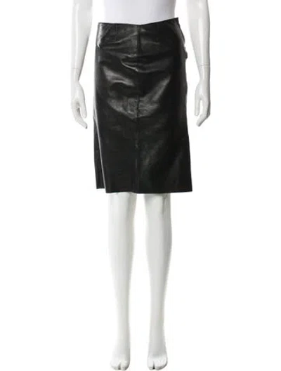 Pre-owned Dolce & Gabbana Vintage Knee-length Skirt In Black