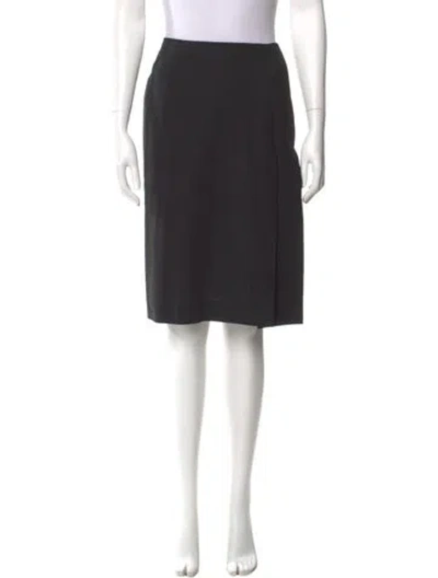 Pre-owned Dolce & Gabbana Vintage Knee-length Skirt In Black