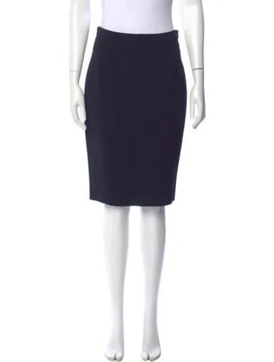 Pre-owned Dolce & Gabbana Vintage Knee-length Skirt In Blue