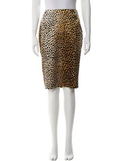 Pre-owned Dolce & Gabbana Vintage Knee-length Skirt In Neutral