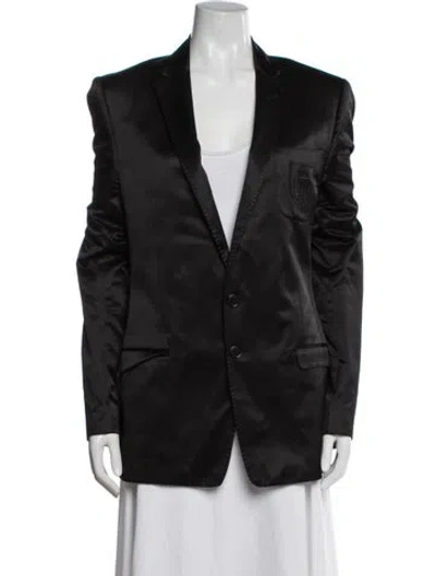 Pre-owned Dolce & Gabbana Vintage Late 1980's - Early 1990's Blazer In Black