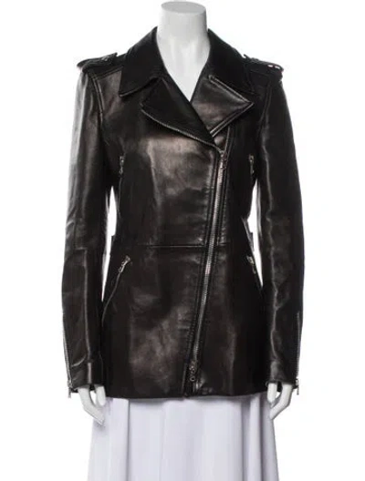 Pre-owned Dolce & Gabbana Vintage Late 1990's - Early 2000's Biker Jacket In Black