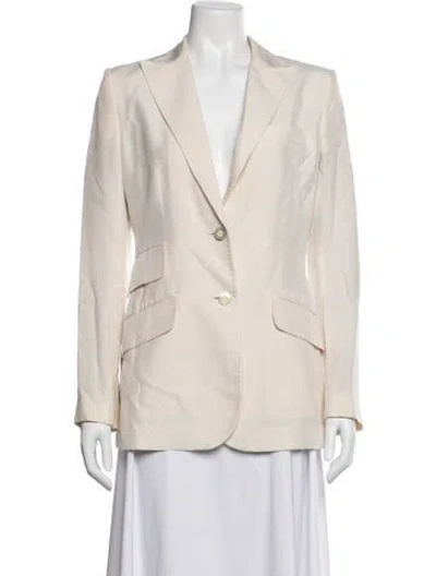 Pre-owned Dolce & Gabbana Vintage Late 1990's - Early 2000's Blazer In Neutrals