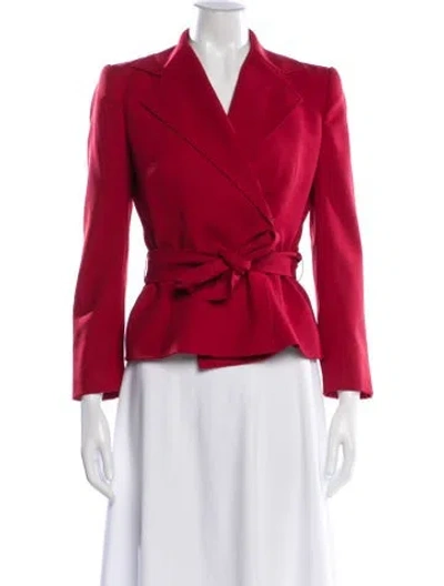 Pre-owned Dolce & Gabbana Vintage Late 1990's - Early 2000's Blazer In Red