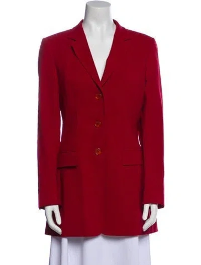 Pre-owned Dolce & Gabbana Vintage Late 1990's - Early 2000's Blazer In Red