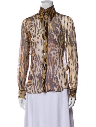 Pre-owned Dolce & Gabbana Vintage Late 1990's - Early 2000's Blouse In Multi