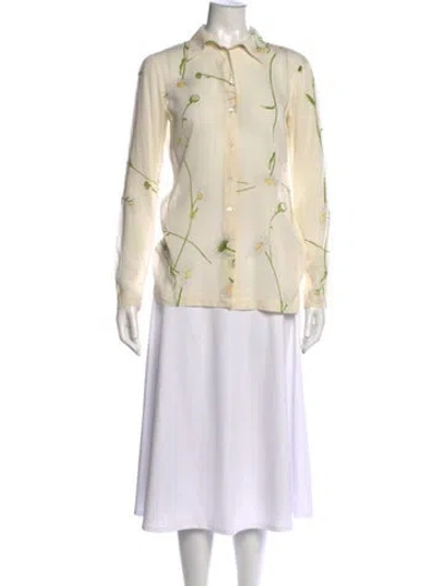 Pre-owned Dolce & Gabbana Vintage Late 1990's - Early 2000's Blouse In Multi