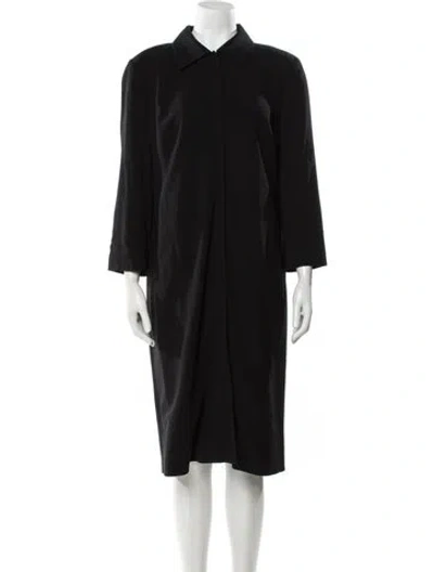 Pre-owned Dolce & Gabbana Vintage Late 1990's - Early 2000's Coat In Black