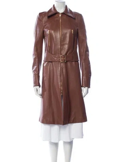 Pre-owned Dolce & Gabbana Vintage Late 1990's - Early 2000's Coat In Brown