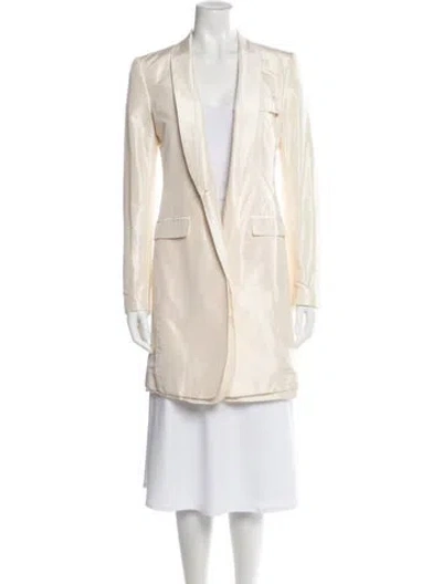 Pre-owned Dolce & Gabbana Vintage Late 1990's - Early 2000's Coat In Neutral