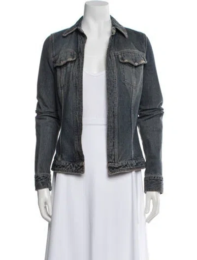 Pre-owned Dolce & Gabbana Vintage Late 1990's - Early 2000's Denim Jacket In Blue