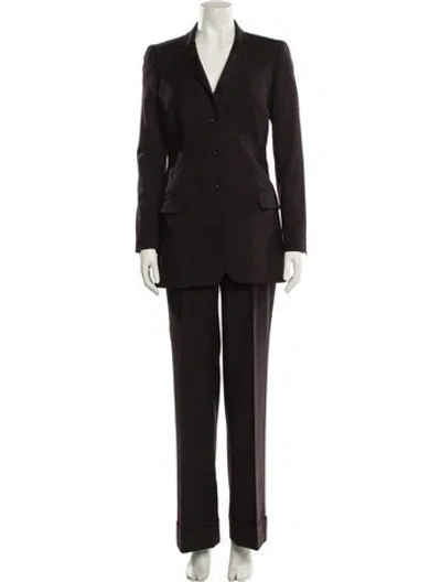 Pre-owned Dolce & Gabbana Vintage Late 1990's - Early 2000's Pantsuit In Purple