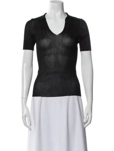 Pre-owned Dolce & Gabbana Vintage Late 1990's - Early 2000's Polo In Black