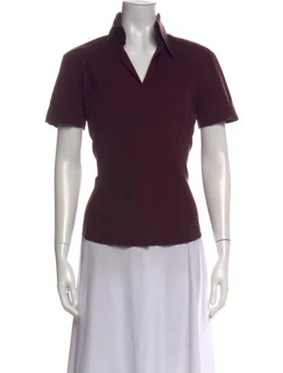 Pre-owned Dolce & Gabbana Vintage Late 1990's - Early 2000's Polo In Purple